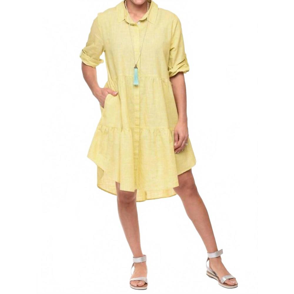 NEW TULIP CLOTHING celine dress in sunflower